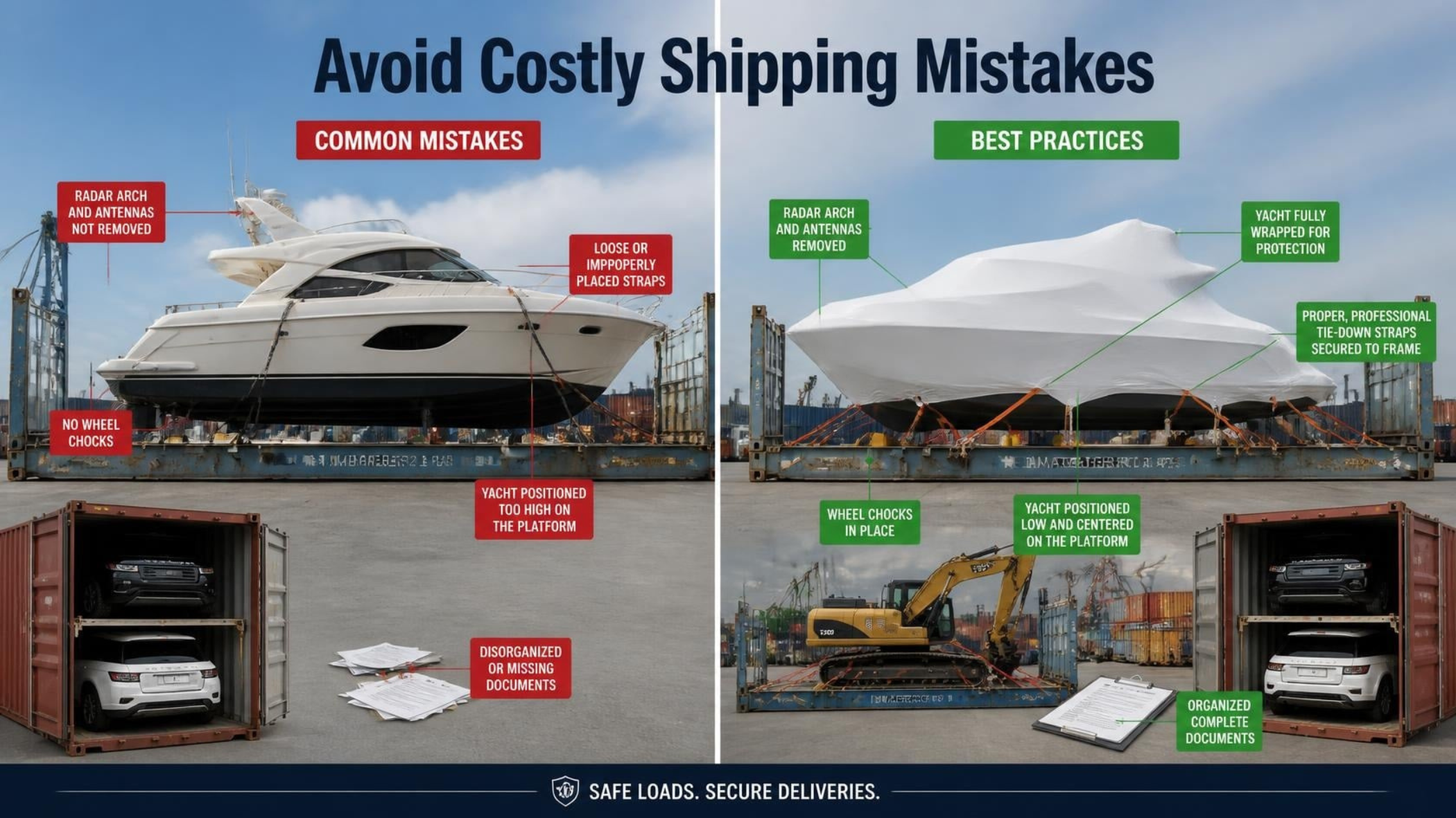 Common Mistakes in Cargo Shipping